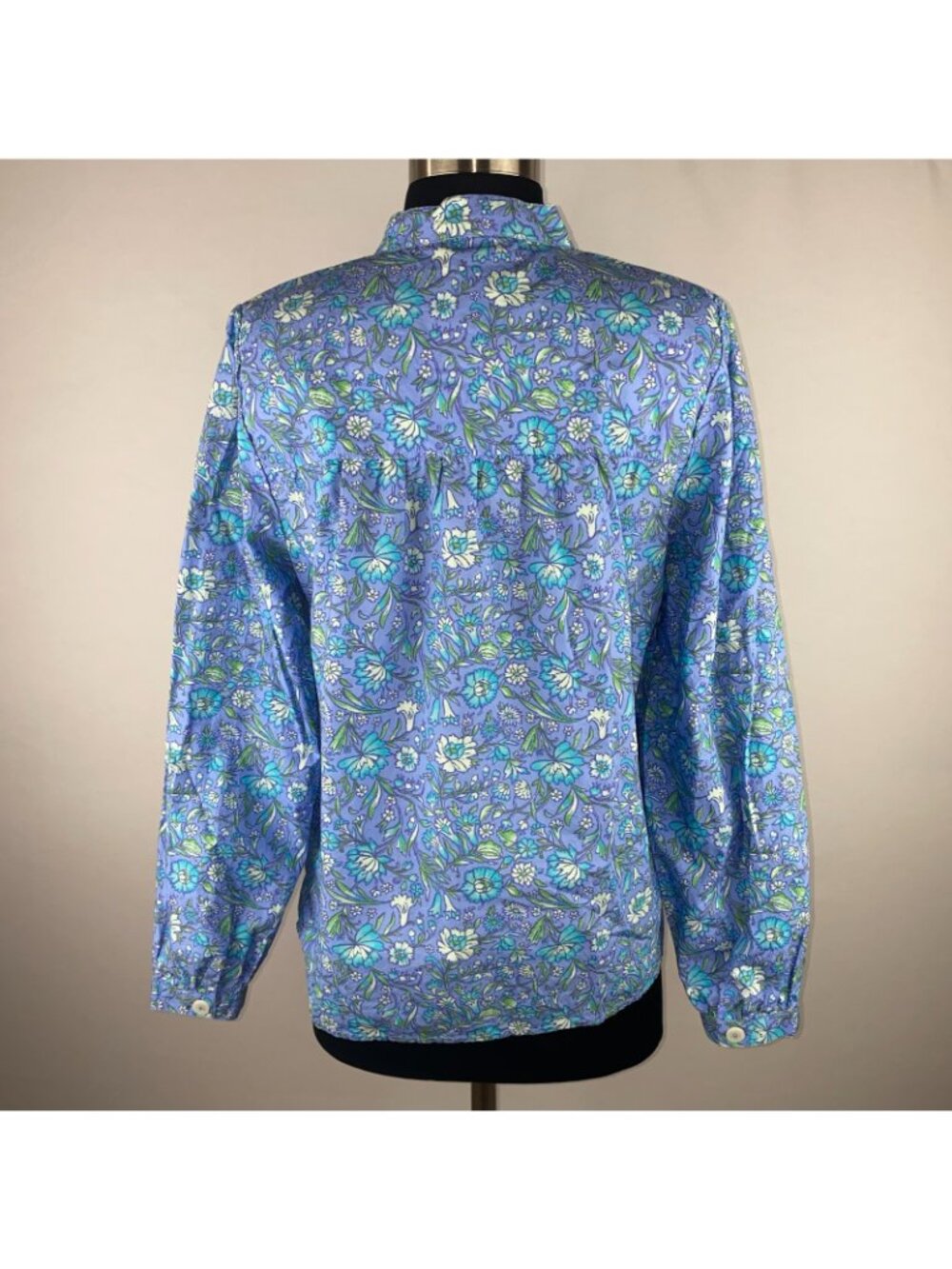 J.Crew Fresco Top In Floral Cotton Poplin Womens S Cottagecore Prairie Peasant - Picture 9 of 12